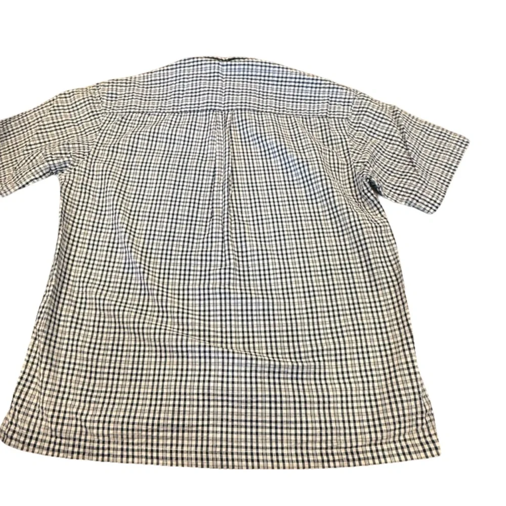 Van Heusen Blue and White Checkered Casual Button Down Shirt - Picture 2 of 4